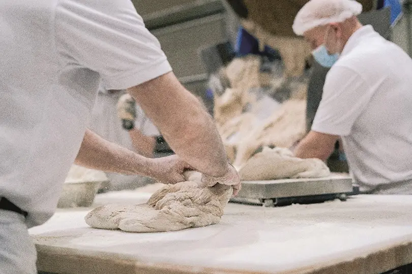 Junge Die Bäckerei